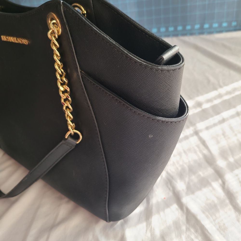 Michael Kors Black Tote Bag Purse - Picture 9 of 9